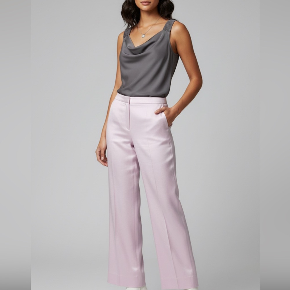 Versace Silk Light Pink Pants Size 38